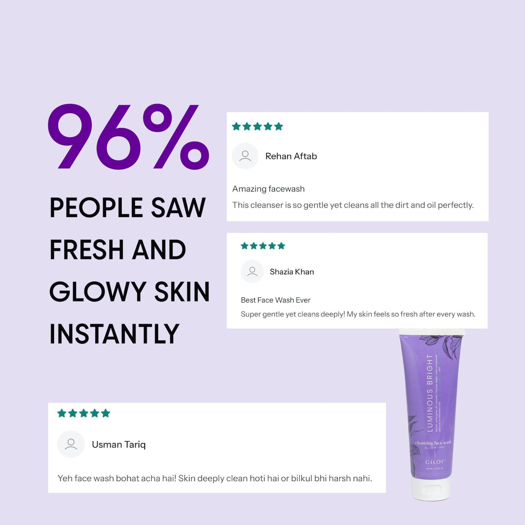 Luminous Bright Cleansing Face Wash