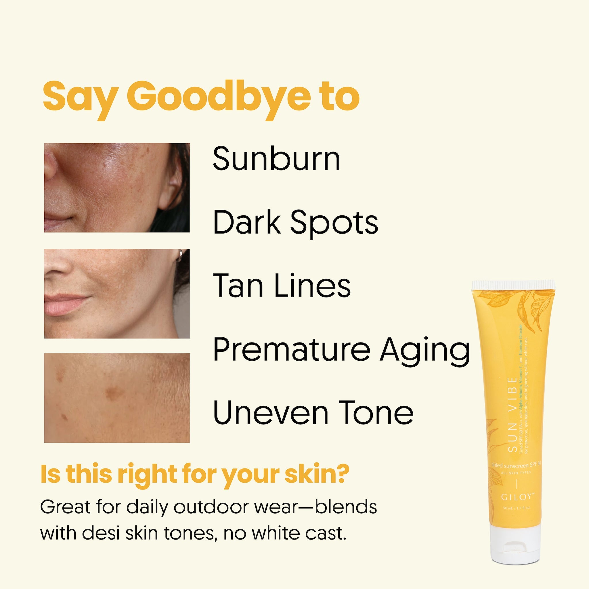 Sun Vibe Tinted Sunscreen SPF 60